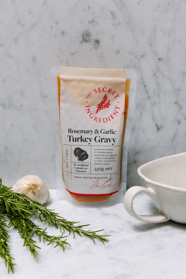 ROSEMARY & GARLIC TURKEY GRAVY