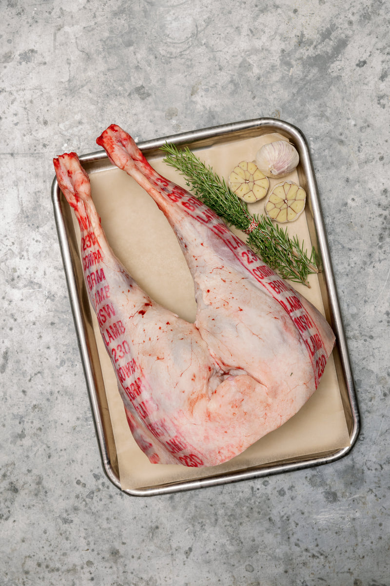PAIR OF LAMB LEGS FOR SPIT