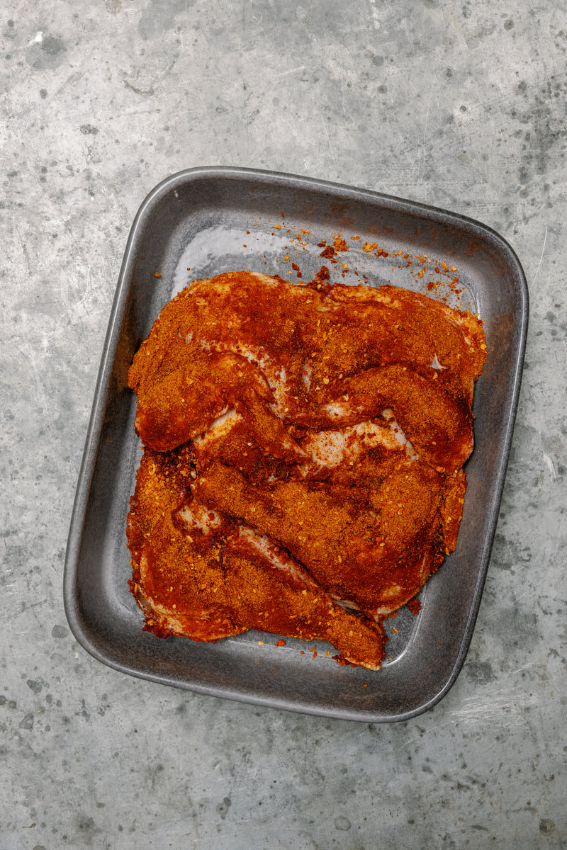 BUTTERFLIED MARINATED WHOLE CHICKEN (PORTUGUESE)