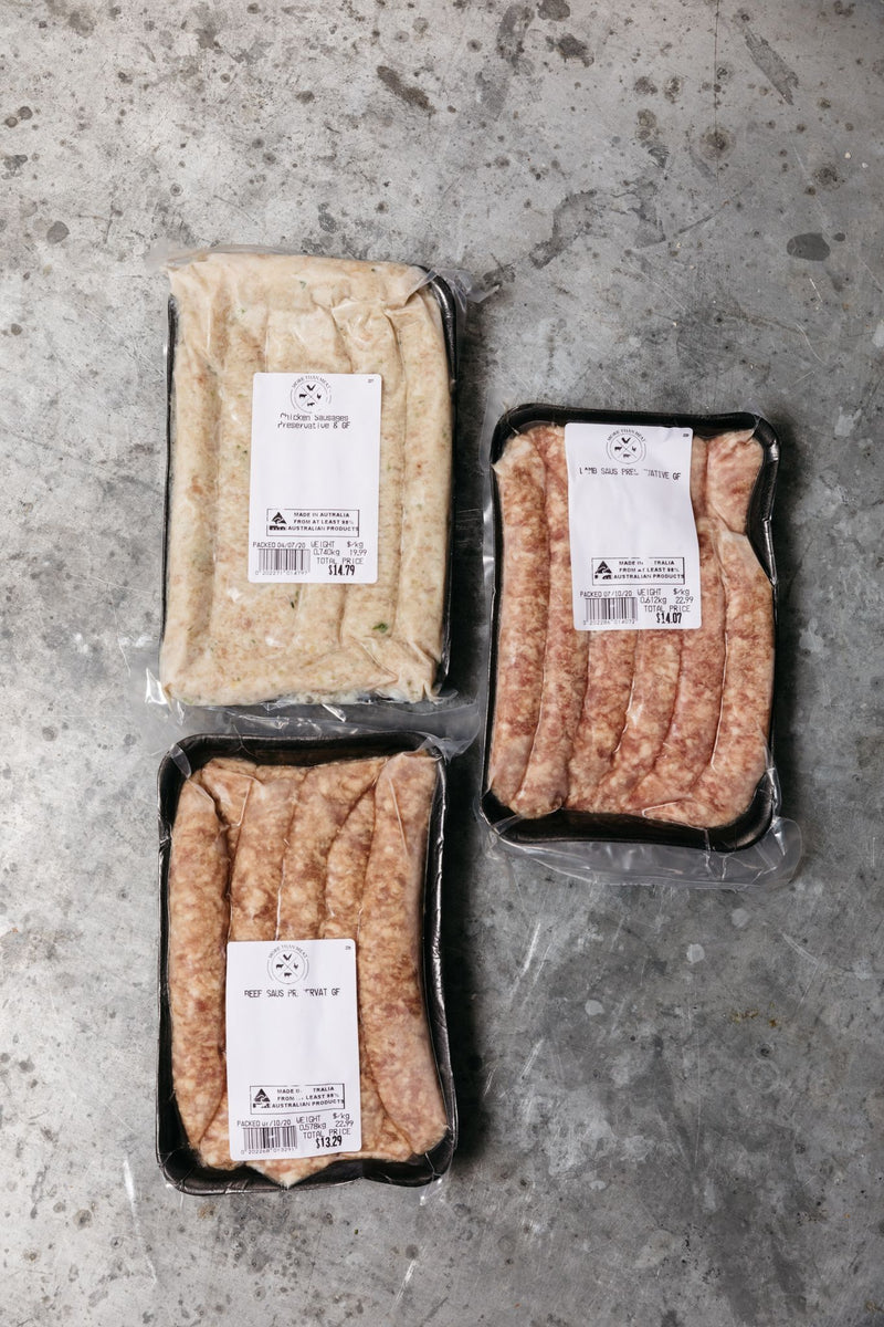 PRESERVATIVE AND GF CHICKEN SAUSAGES