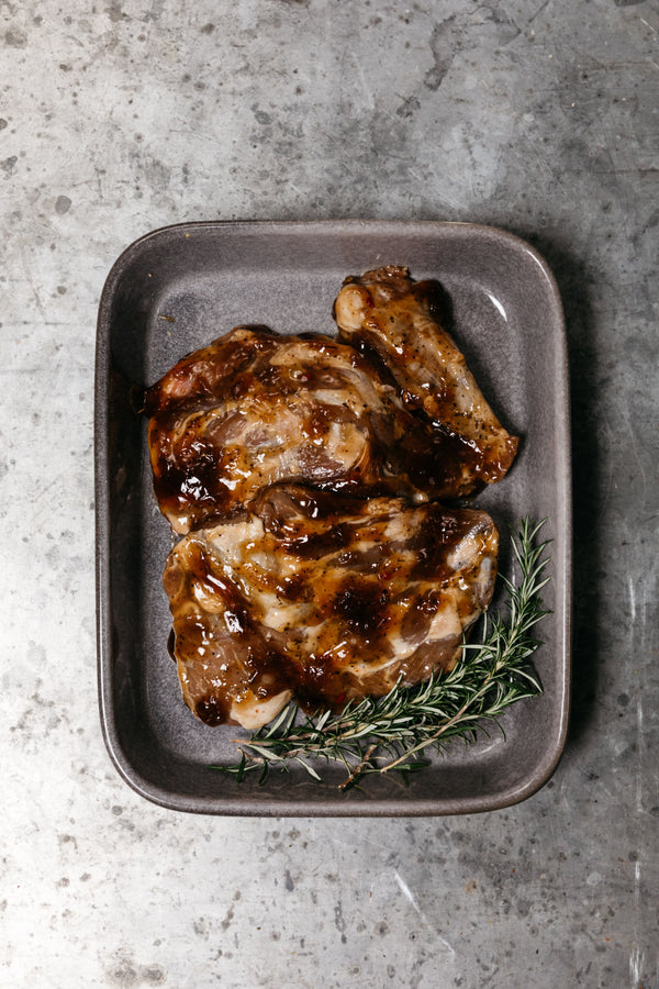 LAMB FILLETS IN HONEY, MINT AND ROSEMARY