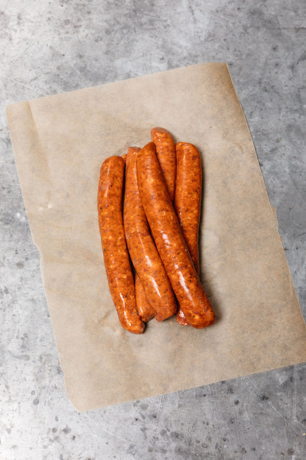 SPICY JALEPENO SAUSAGES